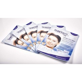 SkinPep Collagen Glow Face Masks + Hydrogel Facial Masks with Hyaluronic Acid and 24k Gold (Pack of 5)