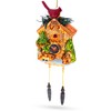 Cuckoo Clock Blown Glass Christmas Ornament
