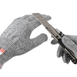 JUNART 1Pair Cut Resistant Gloves,High Flexibility and Breathable Protective Gloves for Cutting, for Kitchen, Garden and Workshop