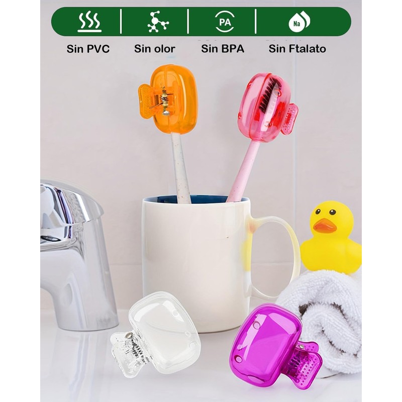 10 Tapas Para Cepillos De Dientes, Protector Cepillo De Dientes