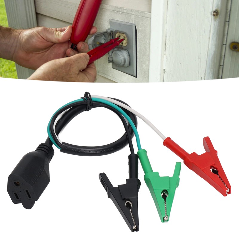 HVAC Adaptor Cord PVC Crocodile Clip Stable Safe HVAC Adaptor