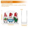 Qilmy Christmas Three Gnomes with Gift Napkin Holder for Tables