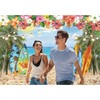 LIVUCEE 7x5ft Hawaiian Beach Photography Backdrop Summer Tropical Luau Palm