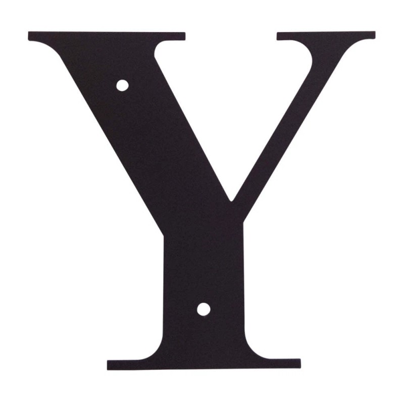Village Wrought Iron Wrought Iron Letter Y Small 6.4" (Made