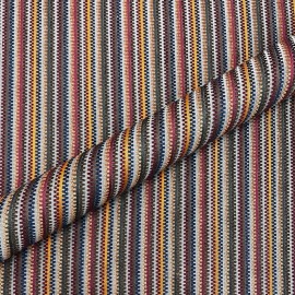 Plankroad Multicolor Zipper Stripe Upholstery Fabric 54"