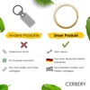 Cerbery - Hardened Steel Key Ring Set - 5 x