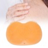 Foot Scrubber Massager with Suction Cups Orange Soft Foldable Shower