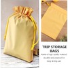 Zhooooonglf Multicolor Set of 12 Waterproof Drawstring Bag PE Plastic