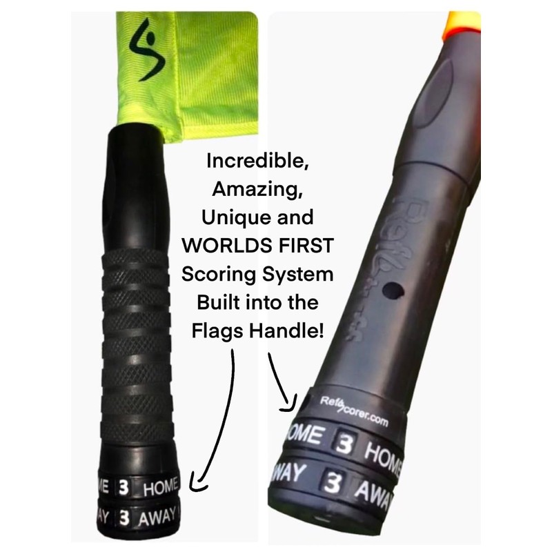 RefStuff RefScorer FLAGS – Referee Flags (pair) Assistant Referee Linesman