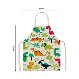MQWDGJ Children's Apron, Pack of 2 Cooking Aprons, Children, Painting Apron, Children, Adjustable Toddler Cooking Apron Boys Girls for Kitchen, Cooking, Baking, Painting, Party, 1