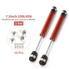 ACROPIX 6pcs 7.5" 10lb/45N Red Universal Lift Support Gas Strut