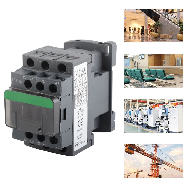 LC1D18 AC Contactor 380V Rated Voltage Low Voltage Industrial Electric
