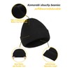 Komorebi Slouchy Beanies for Men Womens Winter Hats Plain Knit