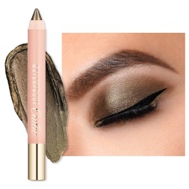 Oulac Eyeshadow Pen, Olive Green Eyeliner, Waterproof, Lasts 24 Hours, Metallic Finish, Vegan 3.6 g (03) Sweet and Sour