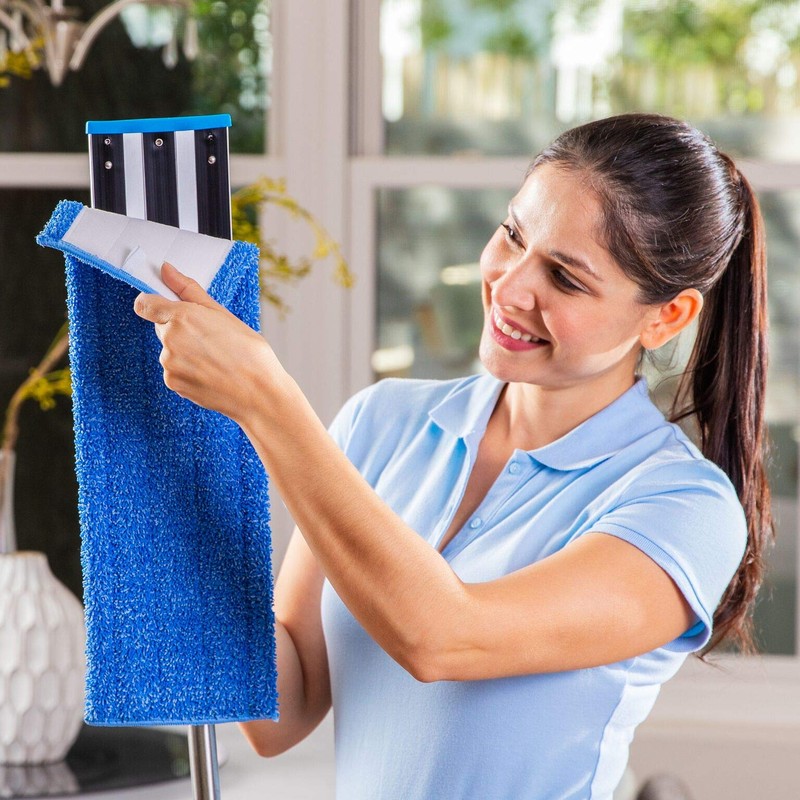 Microfiber Wholesale 20" Premium Microfiber Wet Mop Pad (2 Pack)