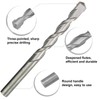 NORTOOLS Masonry Drill Bits 15 PCS Concrete Drill Bit Sets