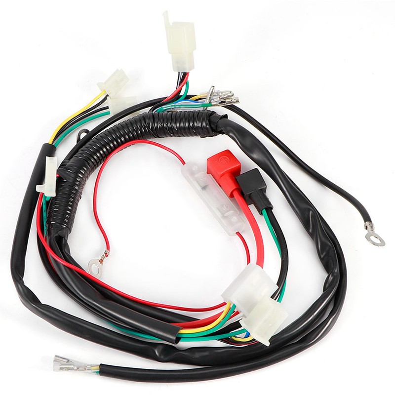 Electric Engine Start Wiring Loom Harness for Pit Bike Motorcycle