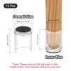 PATIKIL Chair Leg Floor Protector for Hardwood Floors, 12 Pcs