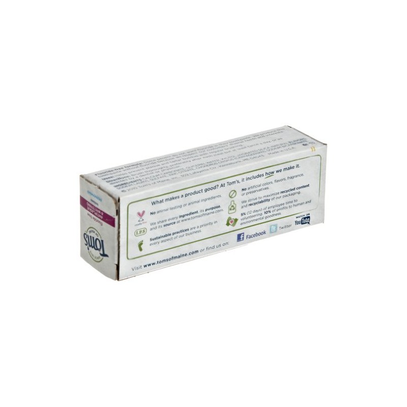 Tom's of Maine, Fluoride Free Antiplaque & Whitening Toothpaste -