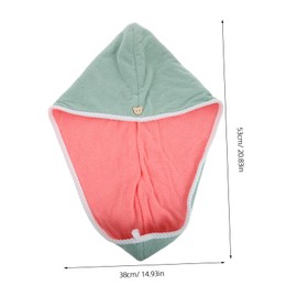 Baluue 2pcs Hair Wrap Towels Thickened Water Absorbent Turban for Women Quick Dry Hair Towel Stylish Shower Essential Comfortable Durable Design