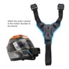 TELESIN Motorcycle Helmet Strap Mount with Frame Housing for GoPro