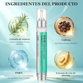 3PCS Sérum Capilar, Repara El Cabello Dañado y Suaviza El Frizz, Sérum Capilar, Hair Growth Serum, Fortalece Las Raíces Del Cabello y Promueve El Crec