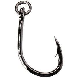 Gamakatsu 220408R Live Bait Loose Hook (7 Pack), Size 4, Black