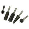 Faithfull Rotary 4 burrs and 1 countersink Set (5 Pieces)