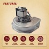 Breckwell A-E-027 Combustion Blower Exhaust Fan Motor Upgrade Fits Models