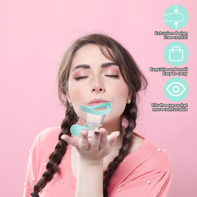 Eye Wash Cup Portable Eye Care Cleaner Kit Silicon Manual
