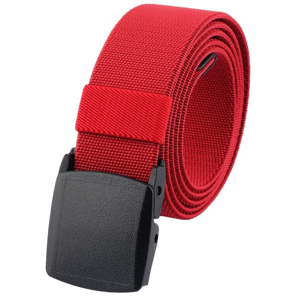 KYEYGWO Unisex Elastic Web Belts, Outdoor Adjustable Stretch Webbing Nylon