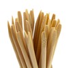 BambooMN 15cm 5mm Nail Cuticle Pushers/Cuticle Remover, Bamboo Wooden Stick,