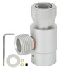 CO2 Refilling Adapter CGA320//TR21-4 Soda Valve Connector ASA Accessories Silver