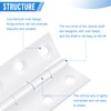 Pack of 10 Hinge, Foldable, 44 mm x 31 mm,