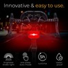 LICHTMEISTER® Bike Tail Light with Reflector and Intelligent Brake Light