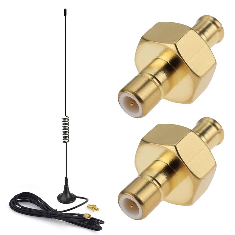 Create idea 4 Stück SMB-Stecker auf MCX-Stecker-Adapterstecker für DAB DVB-T