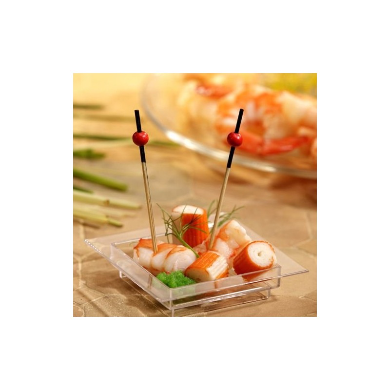 Papstar Fingerfood skewers 7 cm "Red Pearl" - 250 in