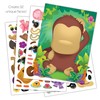 Bendon Zany Zoo Create-A-Face Sticker Pad 42424