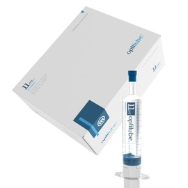 OptiLube Syringes (x25) - Sterile Lubricating Jelly in 6ml and 11ml Syringes, Water Soluble and pH balanced in Easy to Use Syringe Format (OptiLube 11ml Syringes - Box of 25)