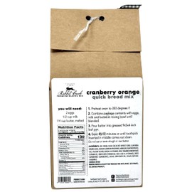 Rabbit Creek Cranberry Orange Quick Bread Mix – Easy To Make Quick Bread Mix, Made in the USA, Cranberry Orange Bread Mix