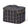 Francfranc Franc Tweed Vanity Pouch, Black