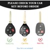 OFF WE GO for Toyota Key Fob Cover, Soft TPU