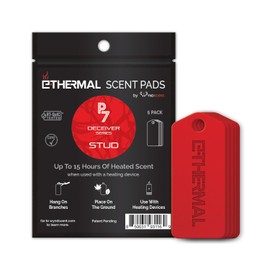 Wyndscent E-Thermal P7 Stud Scent Pad 5 Pack - Buck Scent for Scent Pad Heater and E-Thermal Unit (Heater Not Included)