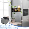 bssmmai Pack of 2 Magnetic Shelf Fridge, Magnetic Shelves for
