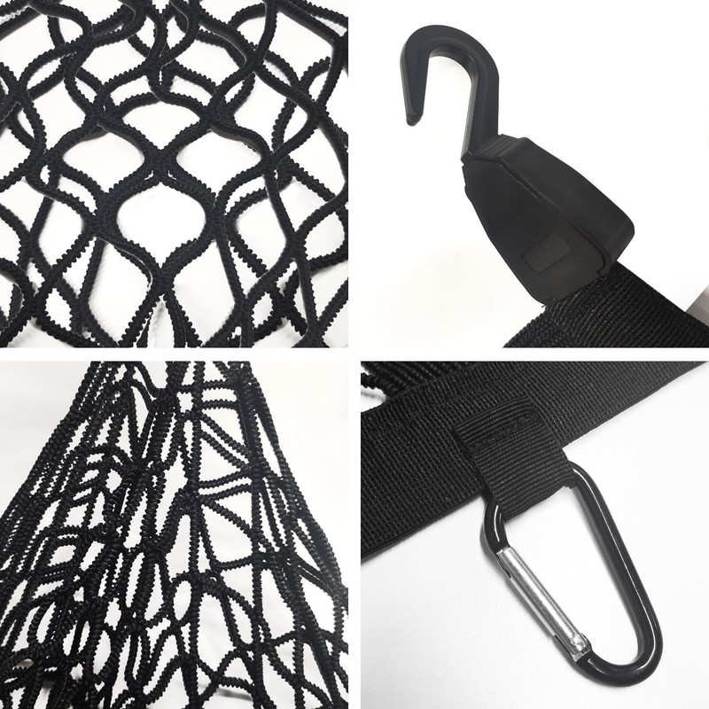 Luggage Net 120 x 120 cm Highly Elastic Boot Net