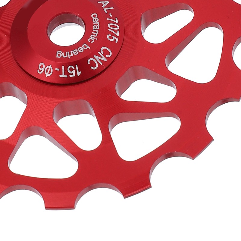 LeBycle Universal 15T Mountain Bicycle Rear Derailleur Ceramic Bearing Guide