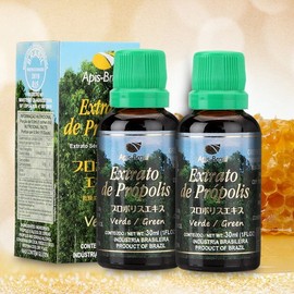 Apis Brazil 아피스브라질 그린 프로폴리스 [액상 30mlX2병] Apice Brazil Green Propolis [Liquid 30ml X 2 Bottles]