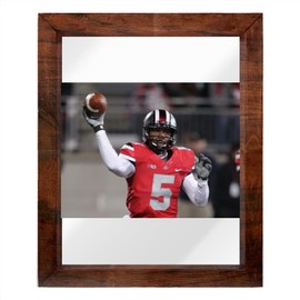 Braxton Miller - 14X17 Full Color Photo Sign With Hand Made Wood Frame PIAP #G687487
