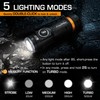 EverBrite Mini Flashlight, Rechargeable Flashlight with USB C Cable, 5