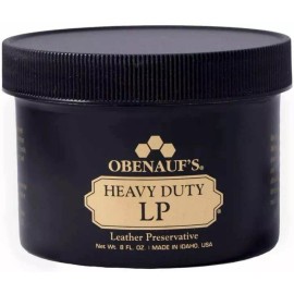 OBENAUF'S HEAVY DUTY LP LEATHER PRESERVATIVE , 8 OZ. JAR - BRAND NEW